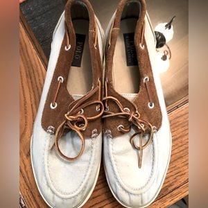 Polo Ralph Lauren, canvas, boat shoes, size 10 1/2 medium good condition